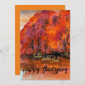 Fall Splendor Note Card Dankeskarte (Vorne/Hinten)