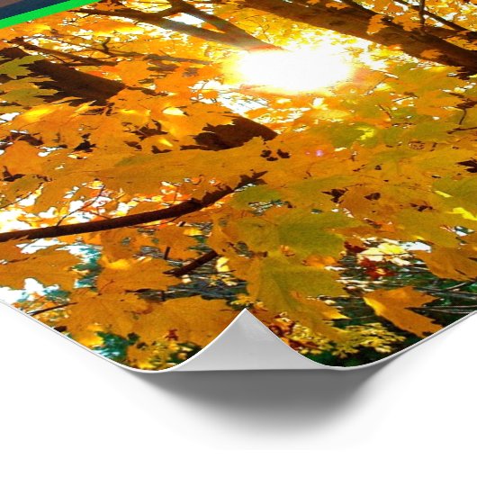 Fall Splendor Poster (Ecke)