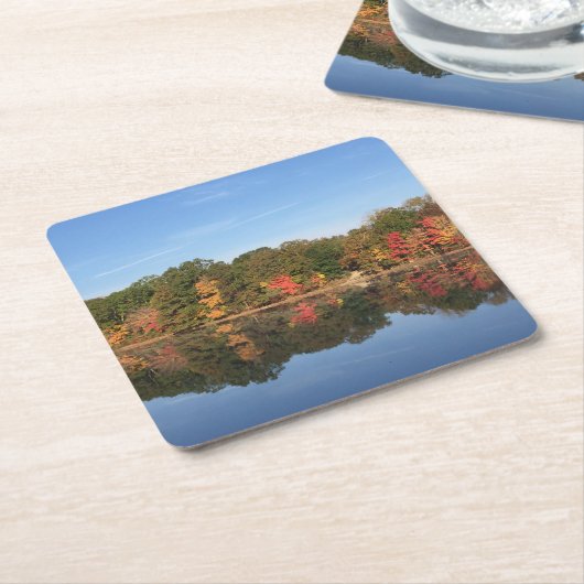 Fall Splendor-Untersetzer Rechteckiger Pappuntersetzer (angewinkelt)