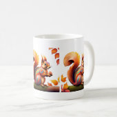 Fall Squirrel Alebrije Kaffeetasse (VorderseiteRechts)