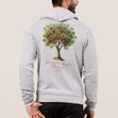 Fall St Luke Lutheran Zipper Hoodie (Rückseite)