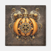 Fall Steampunk Pumpkin Magnet (Vorne)