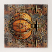Fall Steampunk Pumpkin Puzzle (Horizontal)