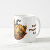 Fall Steampunk Pumpkin-Tasse Kaffeetasse (VorderseiteRechts)