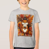 Fall Stimmung Tri-Blend Shirt (Vorderseite)