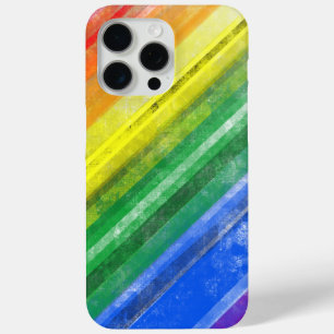 Fall "Stolz Equality Gay Flag Grunge Stripes LGBTQ Case-Mate iPhone Hülle