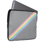 Fall Stormy Sky & Rainbow Tablet Laptopschutzhülle (Vorne Rechts)