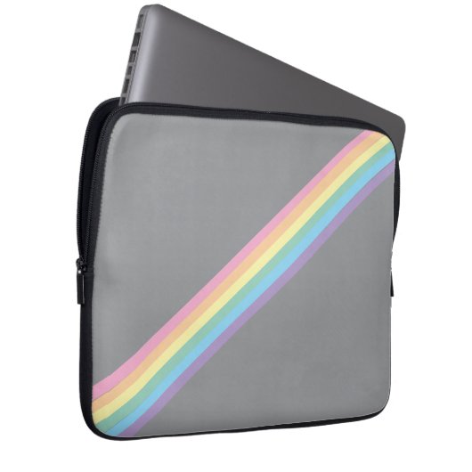 Fall Stormy Sky & Rainbow Tablet Laptopschutzhülle (Vorne Rechts)