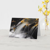 FALL STREAM: Der Frühling des Lernens Karte (Gelbe Blume)