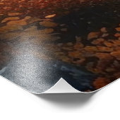 Fall Stream Fotodruck (Ecke)
