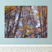 Fall Stream Leinwanddruck (Insitu (Holzboden))
