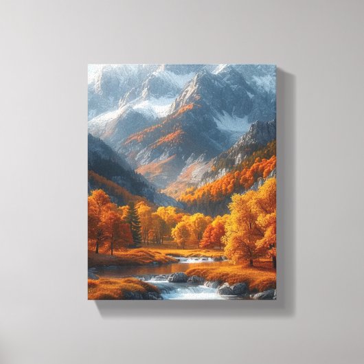 Fall Stream Leinwanddruck (Vorderseite)