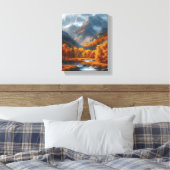 Fall Stream Leinwanddruck (Insitu (Schlafzimmer))