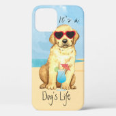 Fall "Summer Gelbe Labrador Case-Mate iPhone" iPhone Hülle (Rückseite)