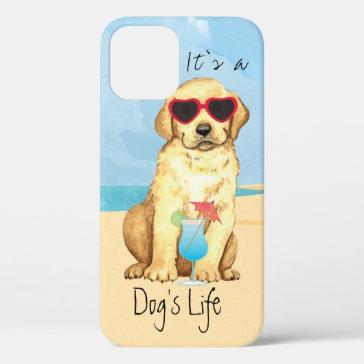 Fall "Summer Gelbe Labrador Case-Mate iPhone" iPhone Hülle (Rückseite)