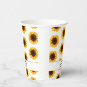 Fall Sunflower Baby Dusche Pappbecher (Rechts)