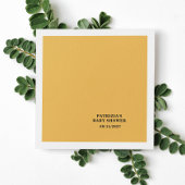 Fall Sunflower Baby Dusche Serviette