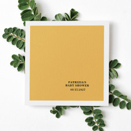 Fall Sunflower Baby Dusche Serviette