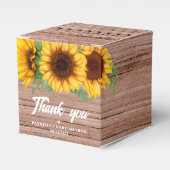 Fall Sunflower | Babydusche Geschenkschachtel (Vorderseite)