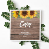 Fall Sunflower | Babyduschpapier Serviette