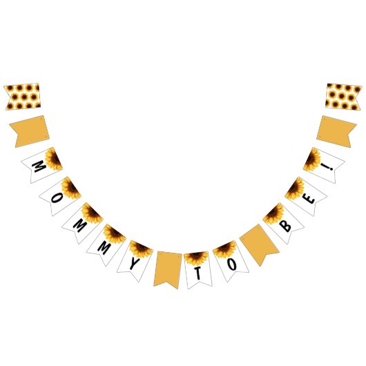 Fall Sunflower Begrüßungsdusche Wimpelkette (Alle)