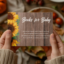 Fall Sunflower | Bücher für Baby | Babydusche