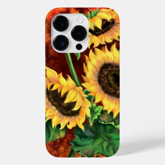 Fall Sunflower iPhone Case-Mate iPhone Hülle (Rückseite)