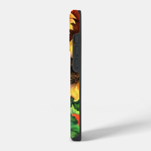 Fall Sunflower iPhone iPhone Hülle (Linke Seite)