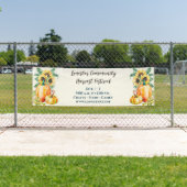 Fall Sunflower Pumpkin Harvest Banner (Insitu)
