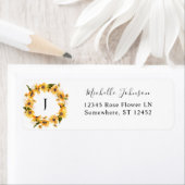 Fall Sunflower Rücksendeadresse (Insitu)