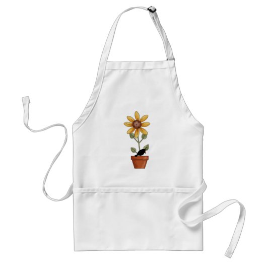 Fall Sunflower Schürze (Vorne)