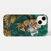 Fall Sunflower Woman iPhone Hülle (Rückseite (Horizontal))