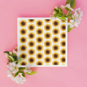 Fall Sunflowers Baby Dusche Serviette