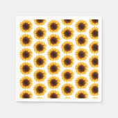 Fall Sunflowers Baby Shower Serviette (Vorderseite)