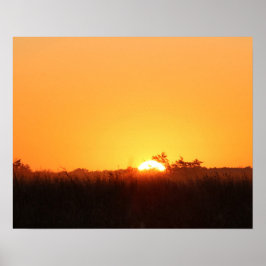 Fall Sunrise bricht 20x16 Poster Print Wall Art