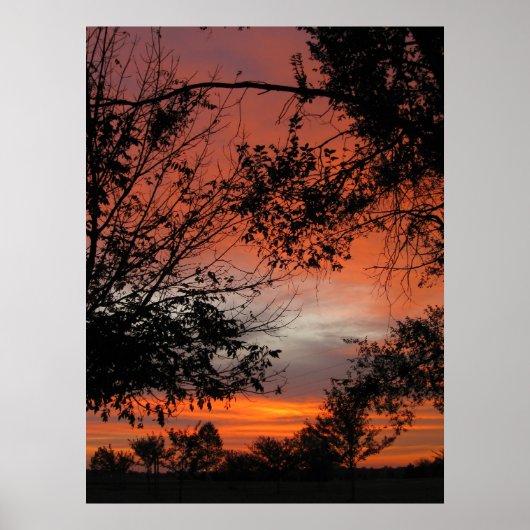 Fall Sunrise Poster (Vorne)