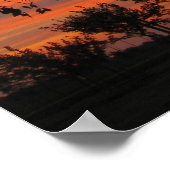 Fall Sunrise Poster (Ecke)
