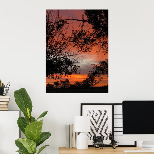 Fall Sunrise Poster (Heimbüro)