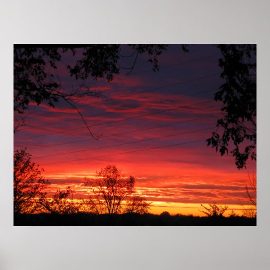 Fall Sunrise Poster (Vorne)