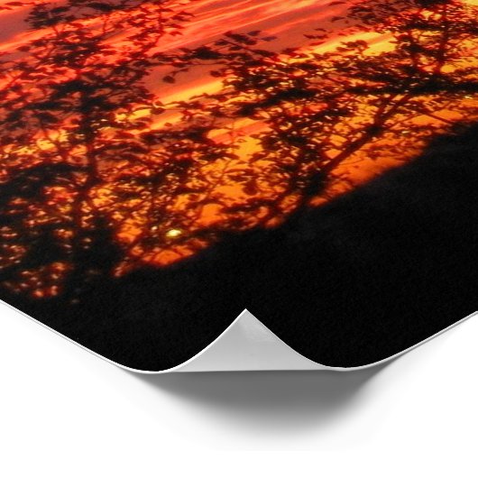Fall Sunrise Poster (Ecke)