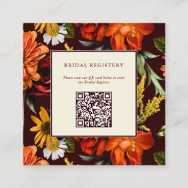 Fall Sunset Dark Moody Romantic Brautparty Begleitkarte