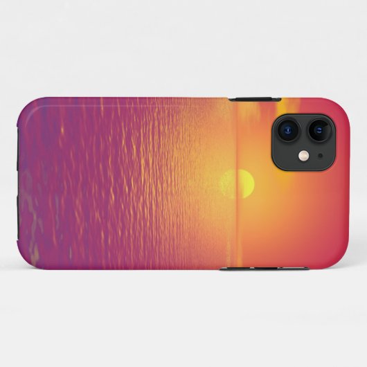 Fall Sunset iPhone Case-Mate iPhone Hülle (Rückseite (Horizontal))