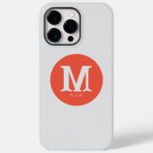 Fall Sunset Minimal Monogram Case-Mate iPhone Hülle (Rückseite)