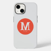 Fall Sunset Minimal Monogram Case-Mate iPhone Hülle (Rückseite)
