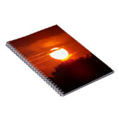 Fall Sunset Notebook Notizblock (Rechte Seite)