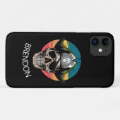 Fall Sunset Pirate Skull Case-Mate iPhone Hülle (Rückseite (Horizontal))
