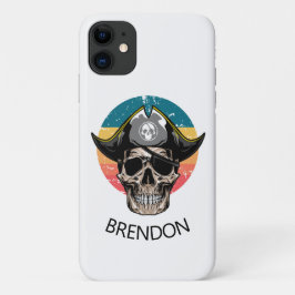 Fall Sunset White Pirate Skull Case-Mate iPhone Hülle