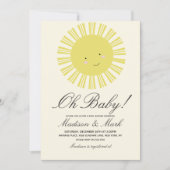 Fall Sunshine Herbst Geburtstagsparty Einladung (Vorderseite)