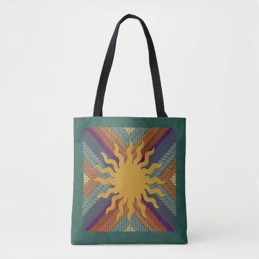 Fall Sunshine Mosaic Tasche (Vorderseite)