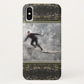 Fall Surfer iPhone X Case-Mate iPhone Hülle (Rückseite)
